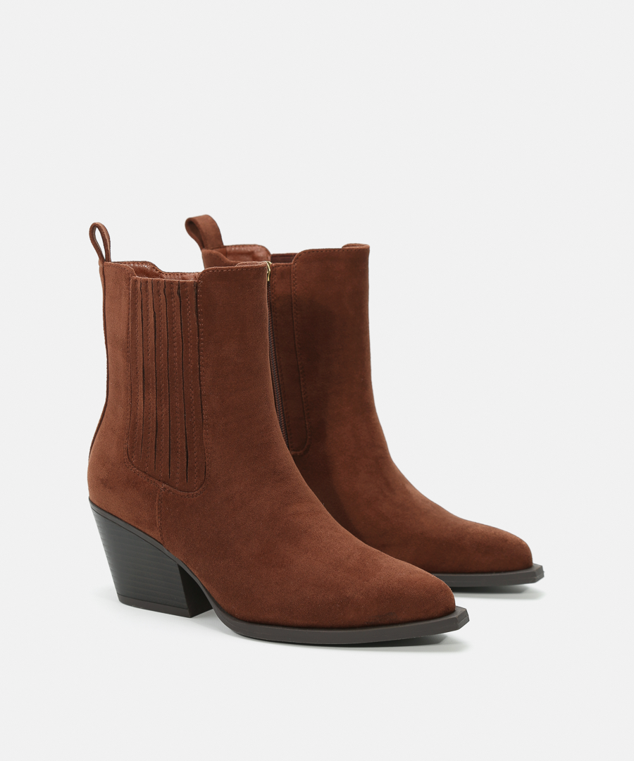 Botines tacón cowboy image number null